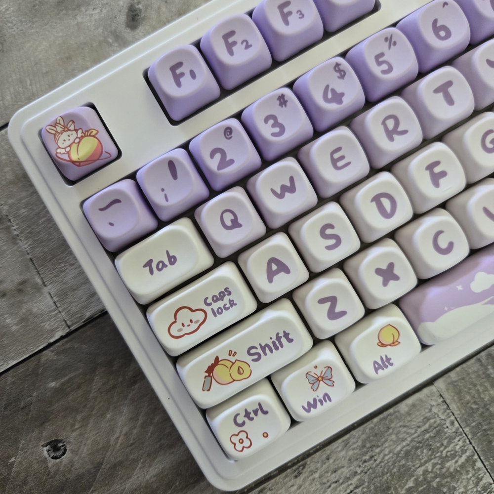 Full Size Creamy Custom Mechanical Keyboard